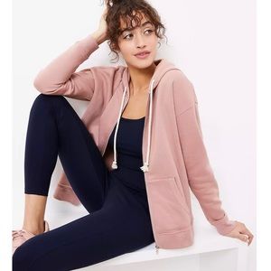 Lou & Grey Zip front Hoodie